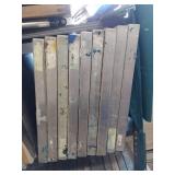 Lot Including 9 Metal Screen Printing Frames With Screens 16x20