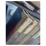 Lot Including 9 Metal Screen Printing Frames With Screens 16x20