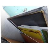 Lot Including 3 Metal Screen Printing Frames Mixed Sizes Largest 40x48