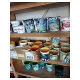 Lot Including Approximately 50+ Used Screen Printing Ink Containers