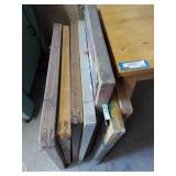Lot Including 6 Screen Printing Frames With Screens Assorted Sizes