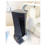 Lot Including Lasko Box Fan & Vornado OSCTH1 Tower Heater