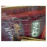 Lot Including 9 Screen Printing Frames Wooden Screens 1 Metal Frame