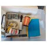 Lot Including Approximately 20+ Garage Hardware Craft Utility Items