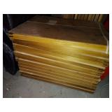 Lot Including Approximately Wooden Frames Without Screens Bulk Lot