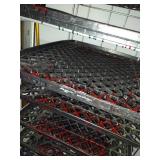 Freestanding Metal Drying Rack With Plastic Trays Approx 6 Ft Tall