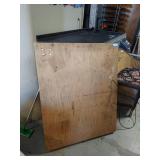 Custom Plywood Moving Dolly Platform Cart With Handle 38x47
