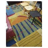 Abstract Geometric Area Rug Approximately 12.5