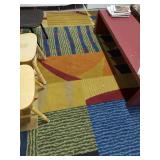 Abstract Geometric Area Rug Approximately 12.5
