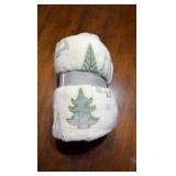 Mainstay Velvet Plush Christmas Tree Throw - 50”x60”
