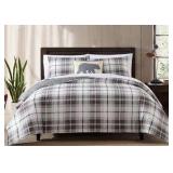 Eddie Bauer Plaid 3-Pc. Comforter Set, Full/Queen Sized Bed