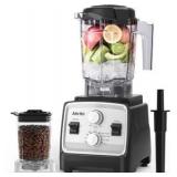 Aeitto Blenders for Kitchen with 1800W Motor, 68Oz. Large Capacity, 2-in-1 Blender & Grinder Combo, BPA-Free Countertop Professional Blender for Smoothies, Ice Crush, Frozen Drinks, Silver
