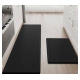 Anti Fatigue Kitchen Mats, Set of 2 Black, Still in Original Roll