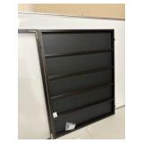 Black Wood Glass Framed Sports Card Display Shelf, Proudly Display Your Best Sports Cards in This Display Case, New in Origjnal Box, Protective Film Still Attached