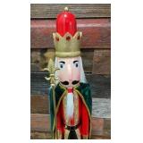 Nutcracker - 3 foot tall - green velvet coat and gems - Retail $192