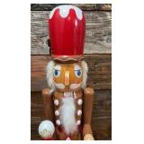 Nutcracker - gingerbread theme - 18” tall - Retail $50