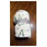 Mainstay Velvet Plush Christmas Tree Throw - 50”x60”