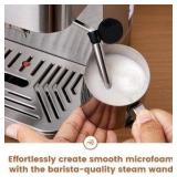 Gevi Espresso Machine with 58mm Portafilter & Milk Frother, 20 Bar Compact Expresso Machines for Home, Professional Espresso Coffee Machines for Cappuccino & Latte, Stainless Steel (Silver) Retail $14