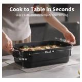 Pro Slow Cooker 10 Quart, 8-in-1 Programmable PFOA-Free Ceramic Coated Multi-Cooker with Grill Pan, Steaming Plate