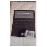 Madison Park Essentials Satin Pillowcasd Set, Two White Satin Pillow Cases