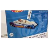 Hot Wheels Funboy Blue Race Car Bed, Kids Sleepover Air Mattress, Ages 3+