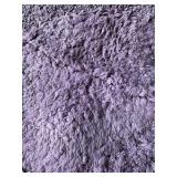 Purple Bathroom Rug/Mat About 23 Inches Wide