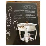 Celebrations Stainless Steel Chafing Dish, 8-Piece Set, 4 Quart Size, Great for Parties and Holidays