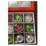 Christmas Holiday Balla for Christmas Trees, 12 Multi-Colored Red and Green Set and 9-Christmas Ball Set With White Color, Comes in Original Packaging