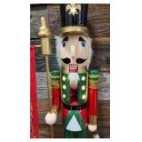 Nutcracker - 3 foot tall - light up and red banner - Retail 130