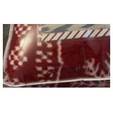 North Pole Trading Company Reversible Printed Sherpa and Faux Minn Comforter Christmas Holiday Themed Set for King Sized Bed