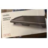 Cooks 10”x19” NonStick Griddle Retail: $60