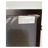 Black Wood Glass Framed Sports Card Display Shelf, Proudly Display Your Best Sports Cards in This Display Case, New in Origjnal Box, Protective Film Still Attached