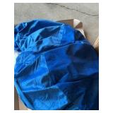 Bean Bag Chair for Kids Bedroom and Reading Nook, Easy-Clean Sapphire, Durable Nylon Polyester Blend, EMPTY, MUST BE FILLED BEFORE USE