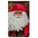 Santa Statue - 3 foot tall - velvet coat and gift bag - Retail $150