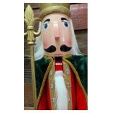 Nutcracker - 3 foot tall - green velvet coat and gems - Retail $192