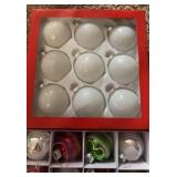 Christmas Holiday Balla for Christmas Trees, 12 Multi-Colored Red and Green Set and 9-Christmas Ball Set With White Color, Comes in Original Packaging