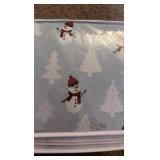 King - Truly Soft Snowman Wonderland Flannel Sheet Set - 4 piece - Retail $140