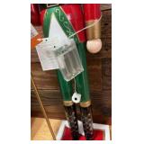 Nutcracker - 3 foot tall - light up and red banner - Retail 130