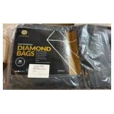 Diamond Bags - Vacuum Sealing bags 5mil - 50 bags (11x24, Black/Black) Food Sealer Vacuum Bags