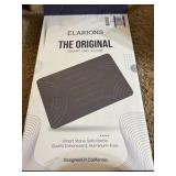 Earth Stone Dish Drying Mat - 24" x 16" Quick Dry Non-Slip Food Grade Fast Absorbent Quartz-Enhanced Rapid Water Absorbing Countertop Mat For Dish Rack Elegant Look, Retail is $60.00