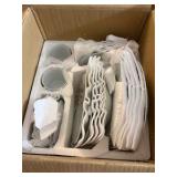 VEWEET Annie Porcelain Dinnerware for 6, 30-Piece Pink Floral Dish Set With Plates and Bowls Including Dinner, Dessert, Soup, Cups & Saucers