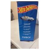 Hot Wheels Funboy Blue Race Car Bed, Kids Sleepover Air Mattress, Ages 3+