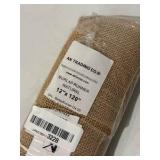 AK Trading Co 12" x 120" Natural Chic Rustic Burlap Jute Table Runner