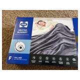 Sealy® Flannel & Sherpa Heated Midweight Blanket Full Sized With Digital Controller, New in Box, Still Sealed in Original Bag, Unopened