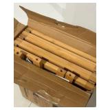 SONGMICS Bamboo Shoe Rack for Closet, Stackable Shoe Oragnizer, Space-Saving Freestanding Shelf, 3-Tier, Holds 12-16 Pairs, Natural