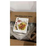 SODAY 12 Pcs Pots and Pans Set Non Stick, Cookware Sets White Granite Induction Cookware, Non-toxic Healthy Nonstick Kitchen Cooking Set with Frying Pan Set, Saucepans (PFAS/PFOA/PFOS Free) Retail $80