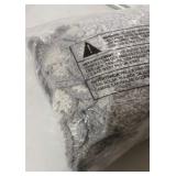 Laura Ashley Heathered Crochet Border Bath Rug - 20" x 32" - Dark Grey - Retail $30
