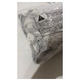 Laura Ashley Heathered Crochet Border Bath Rug - 20" x 32" - Dark Grey - Retail $30