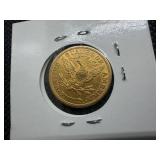 1881 $5.00 Gold Liberty Coin - 0.2419 Troy Oz. of Pure Gold