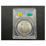 1897 Silver Morgan Dollar - PCGS MS65 CAC - PCGS Price Guide Value for an MS65 is $300